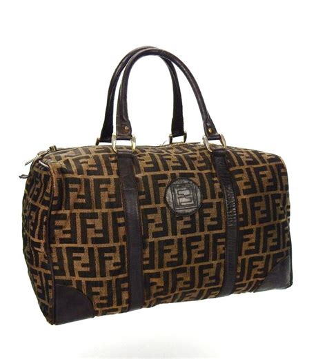 vintage fendi zucca duffle bags authenticity|Fendi zucca havana.